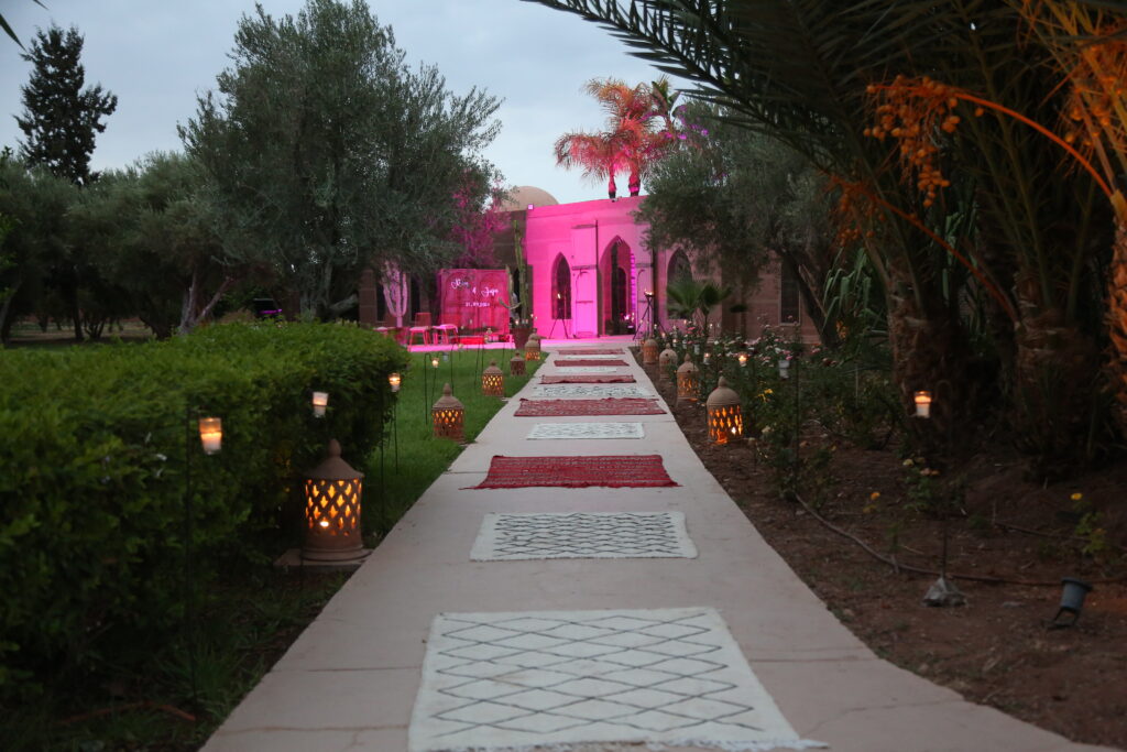 errasse ensoleillée de Villa Nour avec vue sur Marrakech