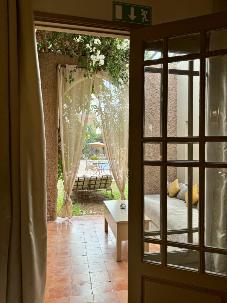 Fin de journée relaxante avec day pass hotel Marrakech Villa Nour