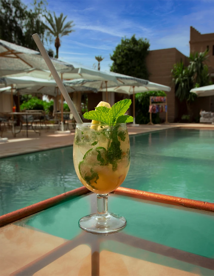 piscine et patio de la Villa Nour Marrakech