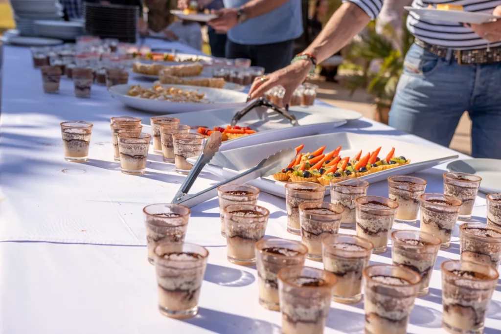Cuisine marocaine servie pendant le brunch à Villa Nour